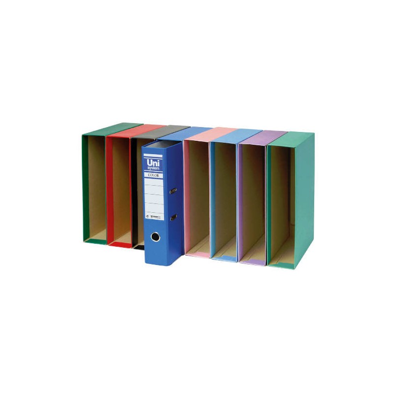 4611-CAJA FOLIO EN COLOR AZUL SERENA UNISYSTEM COLOR 17221033