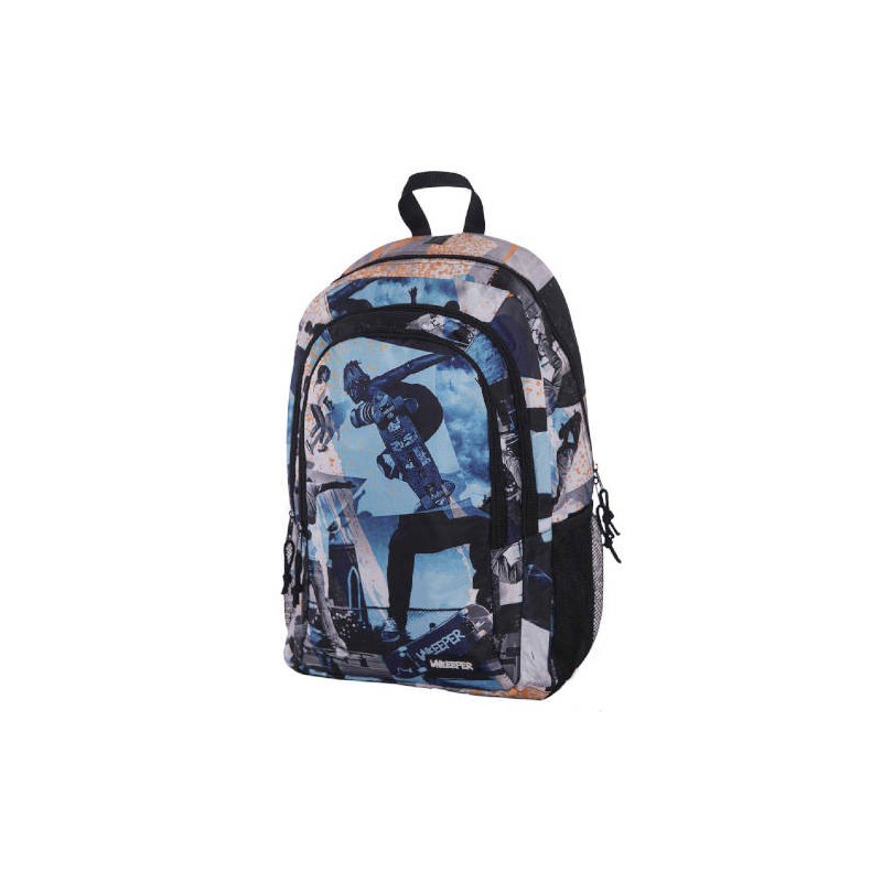 4752-MOCHILA DOBLE UNKEEPER SKATE BOARDING 32,5 X 43 X 13,5 CM. UNKEEPER 80506625970 4752-MOCHILA DOBLE UNKEEPER SKATE BOARDING 32,5 X 43 X 13,5 CM. UNKEEPER 80506625970