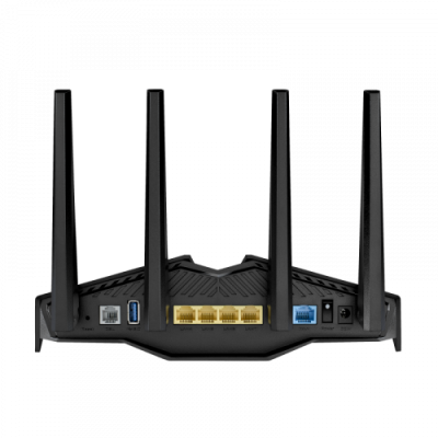 ASUS DSL AX82U router inalambrico Gigabit Ethernet Doble banda 24 GHz 5 GHz Negro
