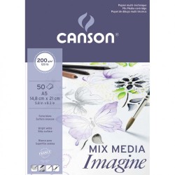 4894-BLOC 50 HOJAS IMAGINE A4 200G GUARRO CANSON C200006008