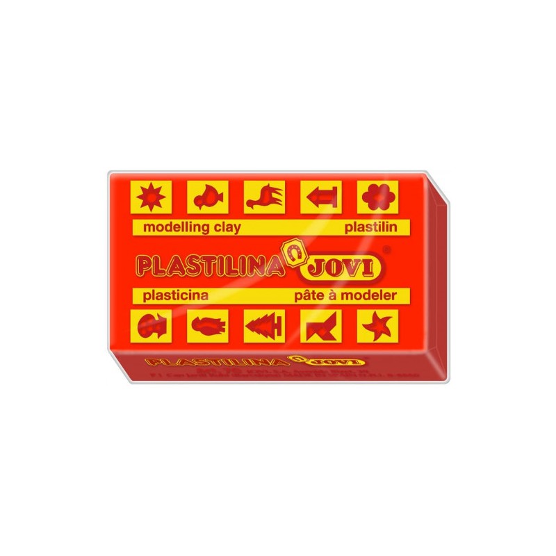 4998-CAJA 30 PASTILLAS PLASTILINA 50 G - ROJO JOVI 7005