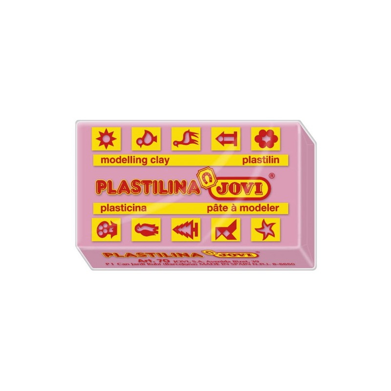 4999-CAJA 30 PASTILLAS PLASTILINA 50 G - ROSA JOVI 7007