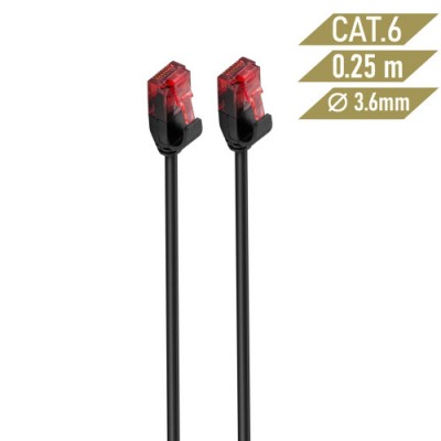 Ewent IM1043 cable de red 05 m Cat6 U UTP UTP Negro