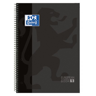 Oxford Europeanbook 1 cuaderno y block A4 80 hojas Negro