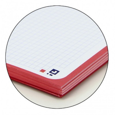 CUADERNO EUROPEANBOOK 1 TAPA EXTRADURA A4 80 HOJAS 5X5 COLOR ROJO OXFORD 100430198