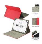 5069-SUBBLIM Funda Tablet Clever Stand Tablet Case 10,1" Red