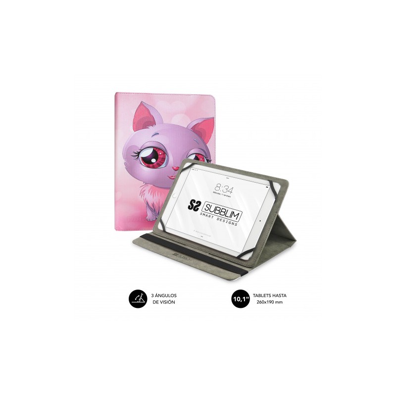 5076-SUBBLIM Funda Tablet Universal TRENDY CASE CAT 10.1" 5076-SUBBLIM Funda Tablet Universal TRENDY CASE CAT 10.1"