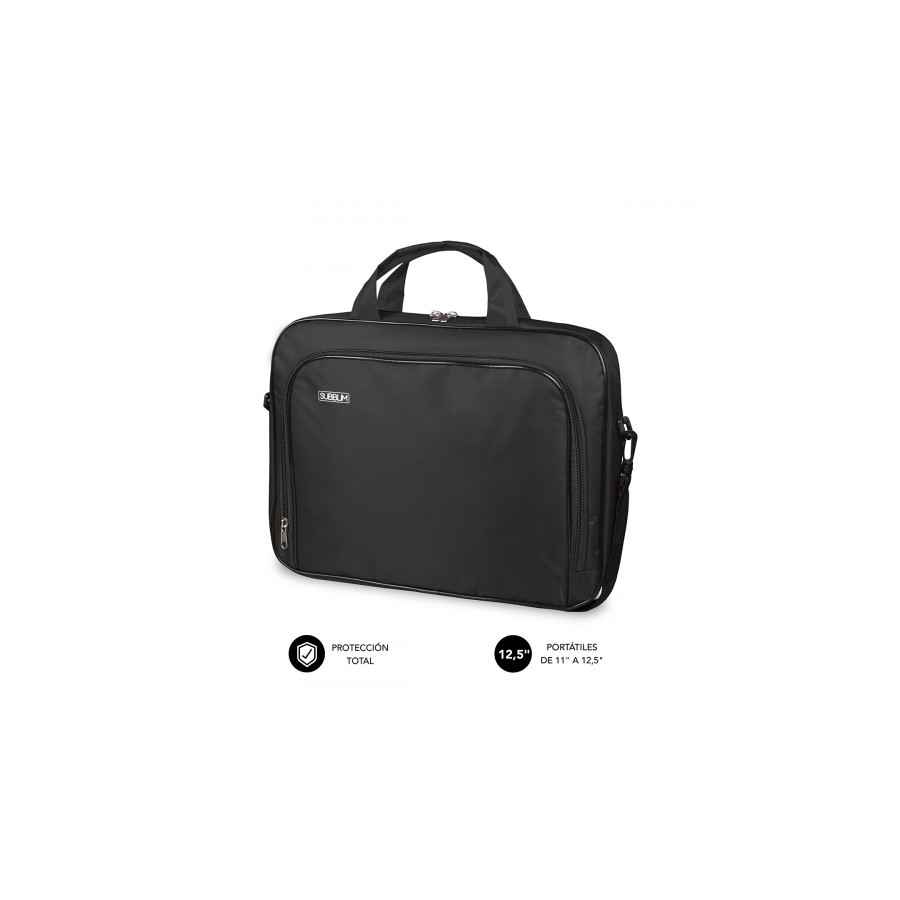 5105-SUBBLIM Maletin Ordenador Oxford Laptop Bag 11-12,5" Black