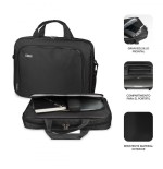 5110-SUBBLIM Maletin Ordenador Oxford Laptop Bag 13,3"-14" Black