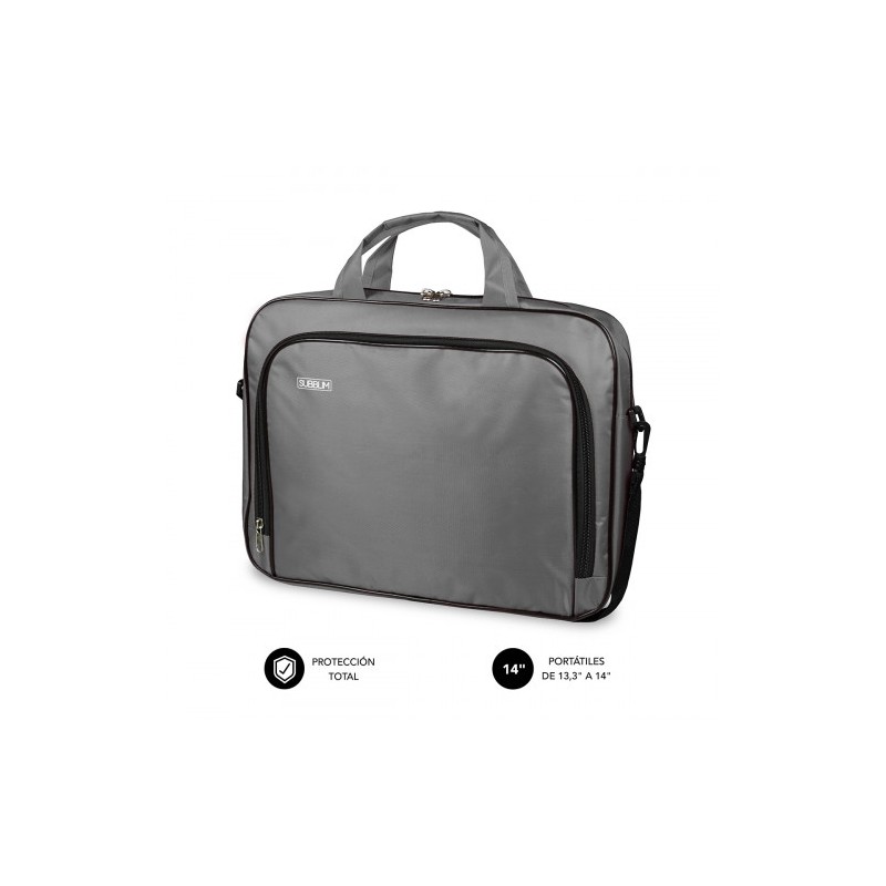 5111-SUBBLIM Maletin Ordenador Oxford Laptop Bag 13,3"-14" Grey 5111-SUBBLIM Maletin Ordenador Oxford Laptop Bag 13,3"-14" Grey