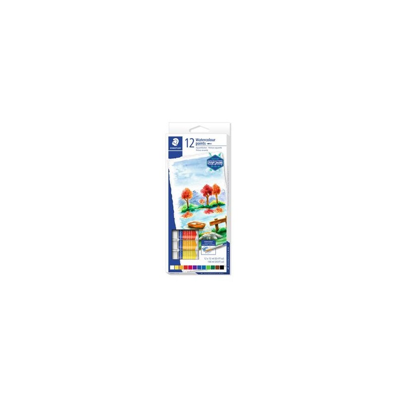 5234-Staedtler 8880 pintura a base de agua Multi 12 ml Tubo 12 pieza(s)