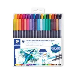 5242-ESTUCHE DE PLASTICO CON 36 ROTULADORES, COLORES SURTIDOS STAEDTLER 3001 TB36