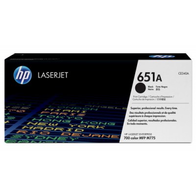 HP 651A TONER HP651A NEGRO CE340A