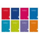 5394-CUADERNO TAPA CONTRACOLADA UNICLASIC FOLIO 80 HOJAS 90GR. 4X4 COLORES SURTIDOS PAPYRUS 88441099