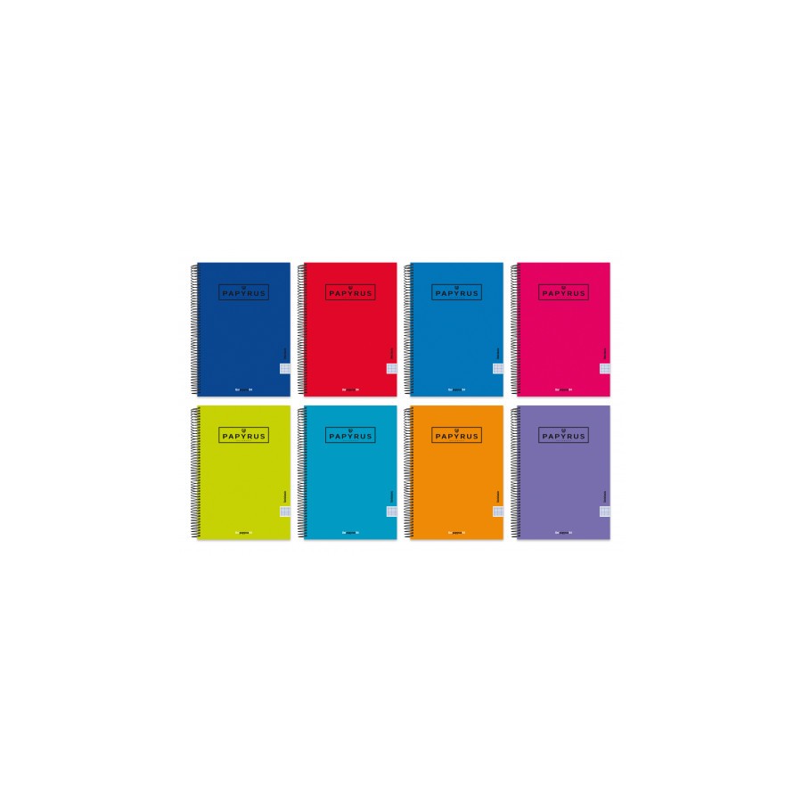 5398-CUADERNO TAPA CARTON FORRADA EXTRADURA UNICLASIC 4o 80 HOJAS 90GR. 4X4 COLORES SURTIDOS PAPYRUS 88453099 5398-CUADERNO TAPA CARTON FORRADA EXTRADURA UNICLASIC 4o 80 HOJAS 90GR. 4X4 COLORES SURTIDOS PAPYRUS 88453099