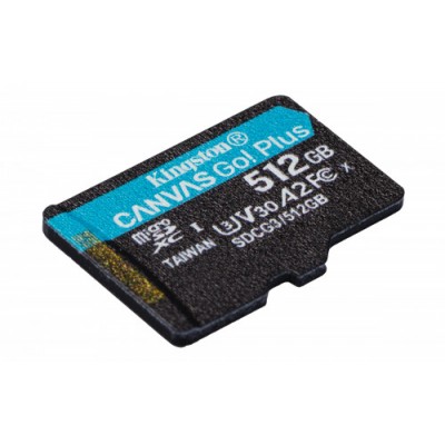 Kingston Technology Canvas Go Plus memoria flash 512 GB MicroSD Clase 10 UHS I