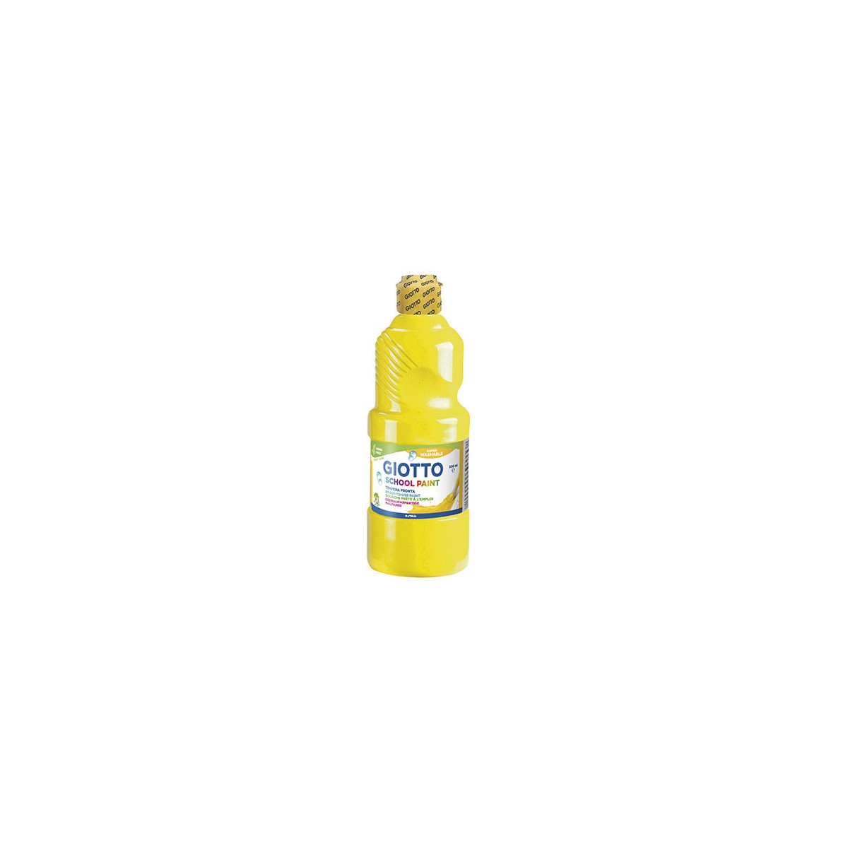 BOTELLA TeMPERA LAVABLE AMARILLA 500ML GIOTTO F535302