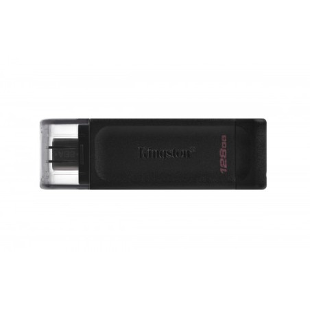 5661-Kingston Technology DataTraveler 70 unidad flash USB 128 GB USB Tipo C 3.2 Gen 1 (3.1 Gen 1) Negro