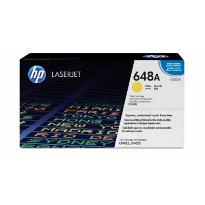 HP 648A TONER HP648A AMARILLO CE262A