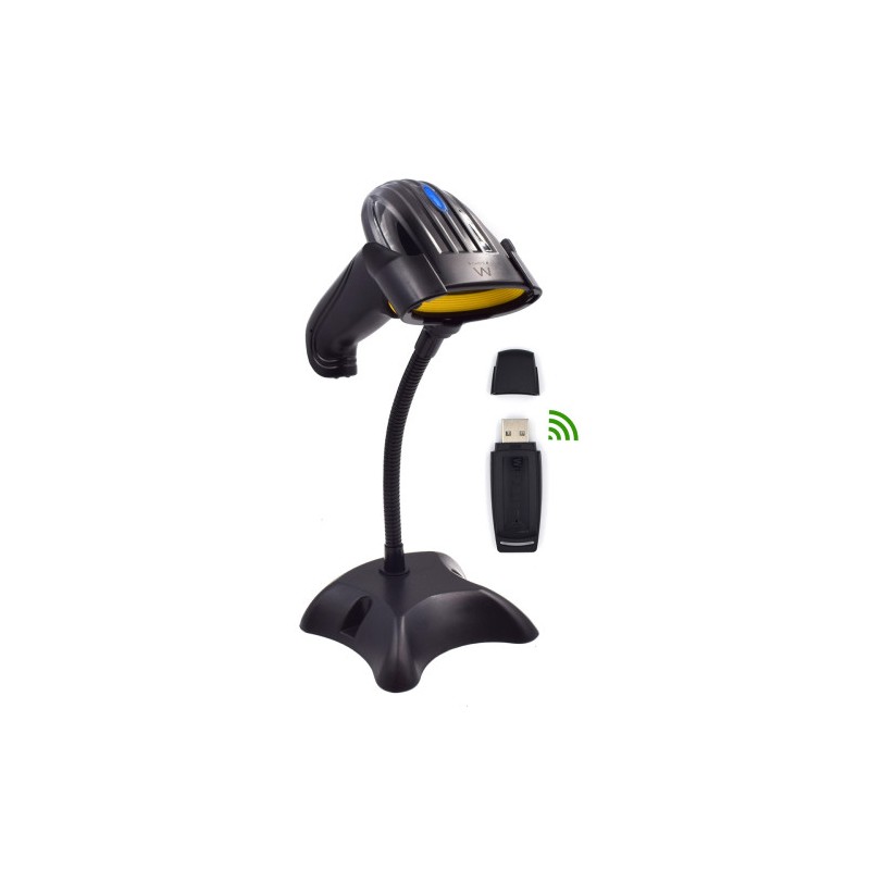 5739-Ewent EW3430 lector de codigo de barras Lector de codigos de barras portatil 1D LED Negro 5739-Ewent EW3430 lector de codigo de barras Lector de codigos de barras portatil 1D LED Negro