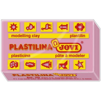 CAJA 30 PASTILLAS PLASTILINA 50 G ROSA JOVI 7007