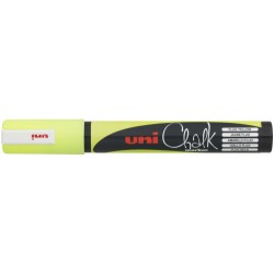 576-MARCADOR CHALK PWE-5M PIZARRA VERDE 1,8-2,5MM. AMARILLO UNI-BALL 264622000
