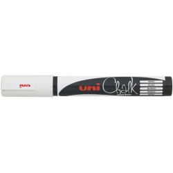 577-MARCADOR CHALK PWE-5M PIZARRA VERDE 1,8-2,5MM. BLANCO UNI-BALL 264614000