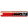 579-MARCADOR CHALK PWE-8K PIZARRA VERDE 8MM. ROJO UNI-BALL 140145000