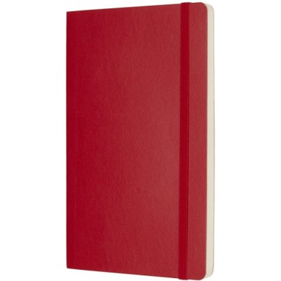 LIBRETA CLASICA TAPA BLANDA ROJO ESCARLATA L 13X21CM LISA MOLESKINE QP618F2