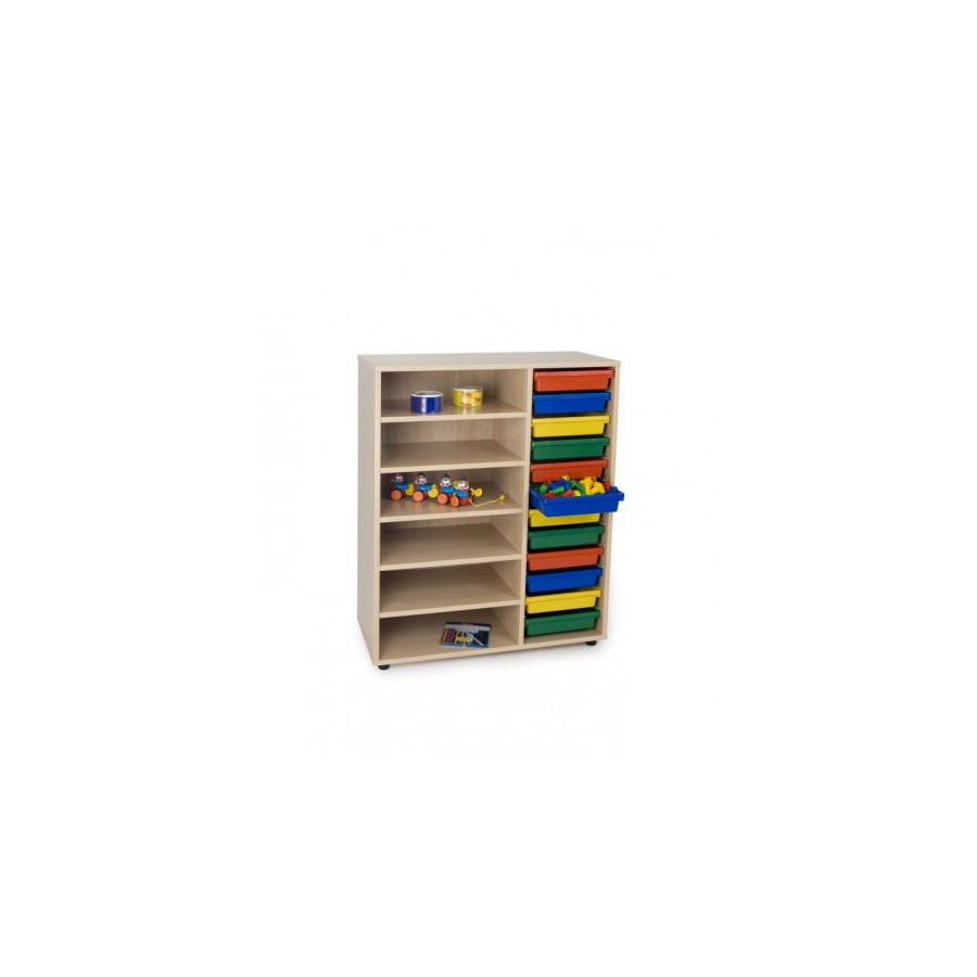 5824-MUEBLE INTERMEDIO ESTANTERIA CUBETERO HAYA MOBEDUC 600818HP18