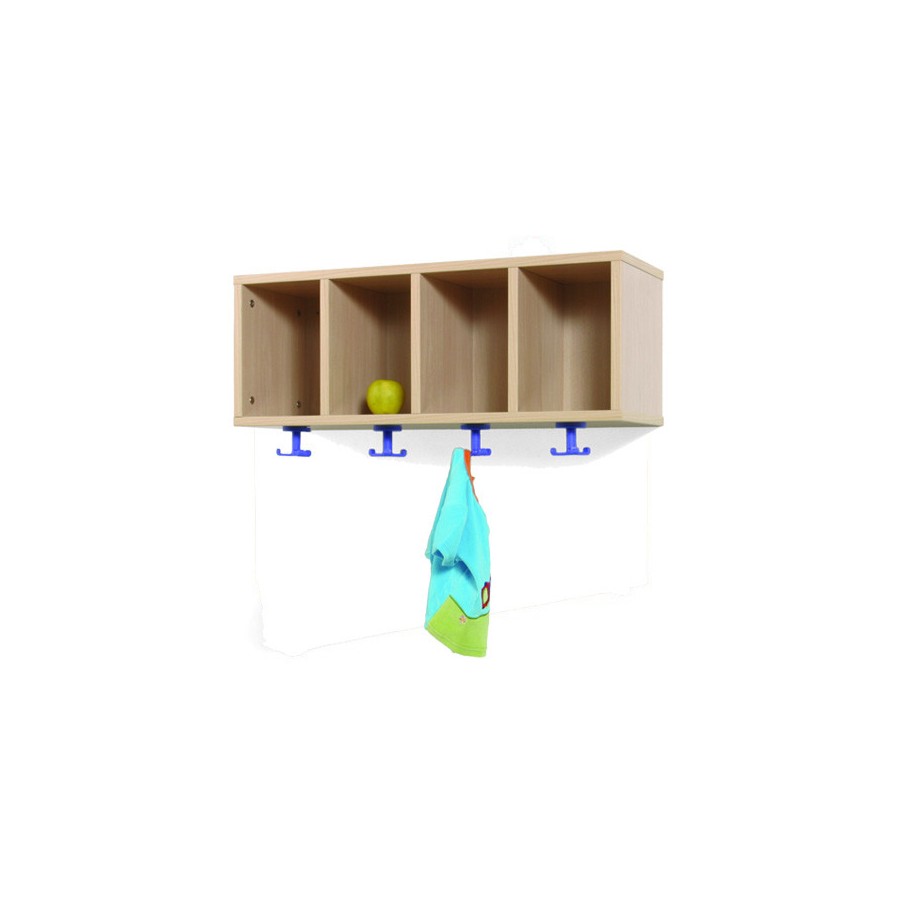 6014-MUEBLE PERCHERO 4 CASILLAS 80-30 HAYA MOBEDUC 600605H18