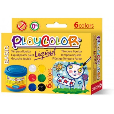 LIQQUID 40ML EN 6 COLORES SURTIDOS PINCEL PLAYCOLOR 19931