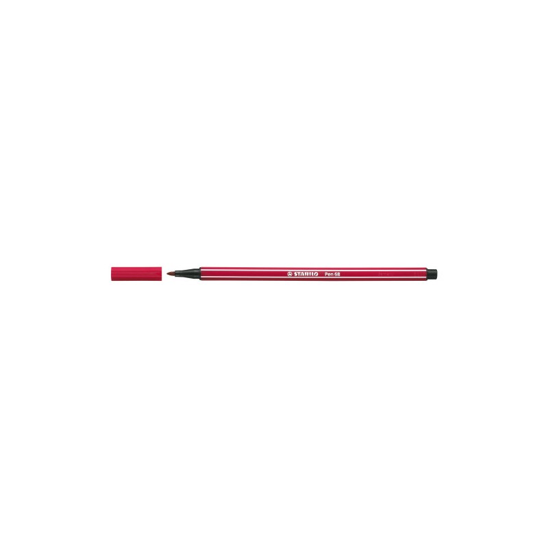 622-ROTULADOR PUNTA FIBRA MEDIA 1MM. PEN 68 ROJO OSCURO STABILO 68/50