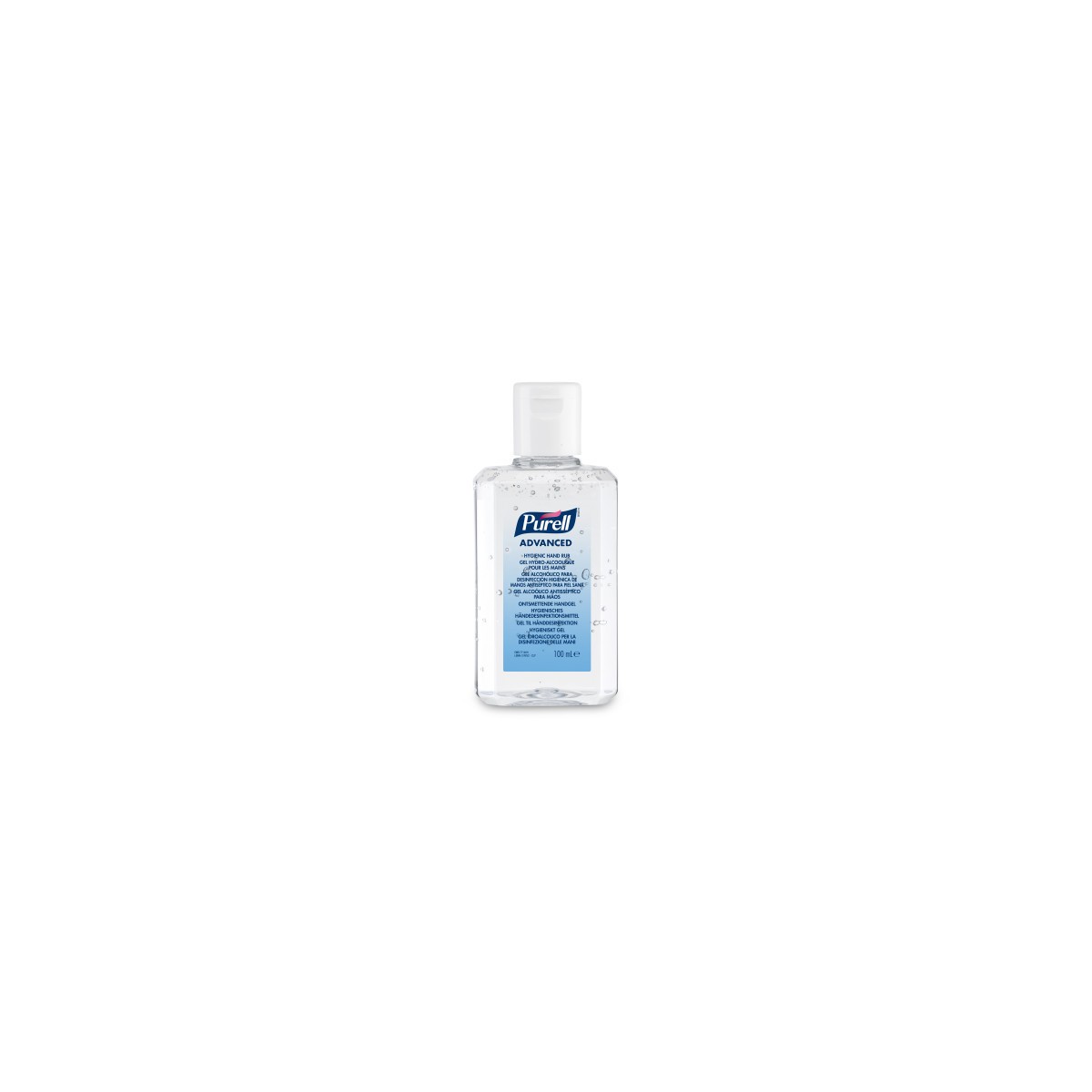 BOTE DE 100 ML GEL HIDROALHOLICO ADVANCE FLIP TOP PURELL JA096