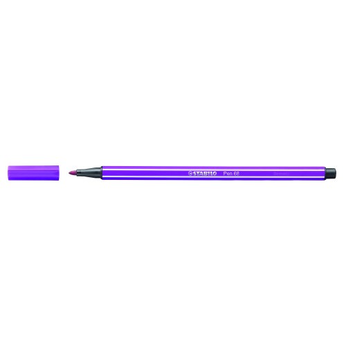 629-ROTULADOR PUNTA FIBRA MEDIA 1MM. PEN 68 LILA STABILO 68/58