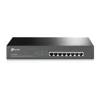 TP LINK TL SG1008MP No administrado Gigabit Ethernet 10 100 1000 Energia sobre Ethernet PoE Negro