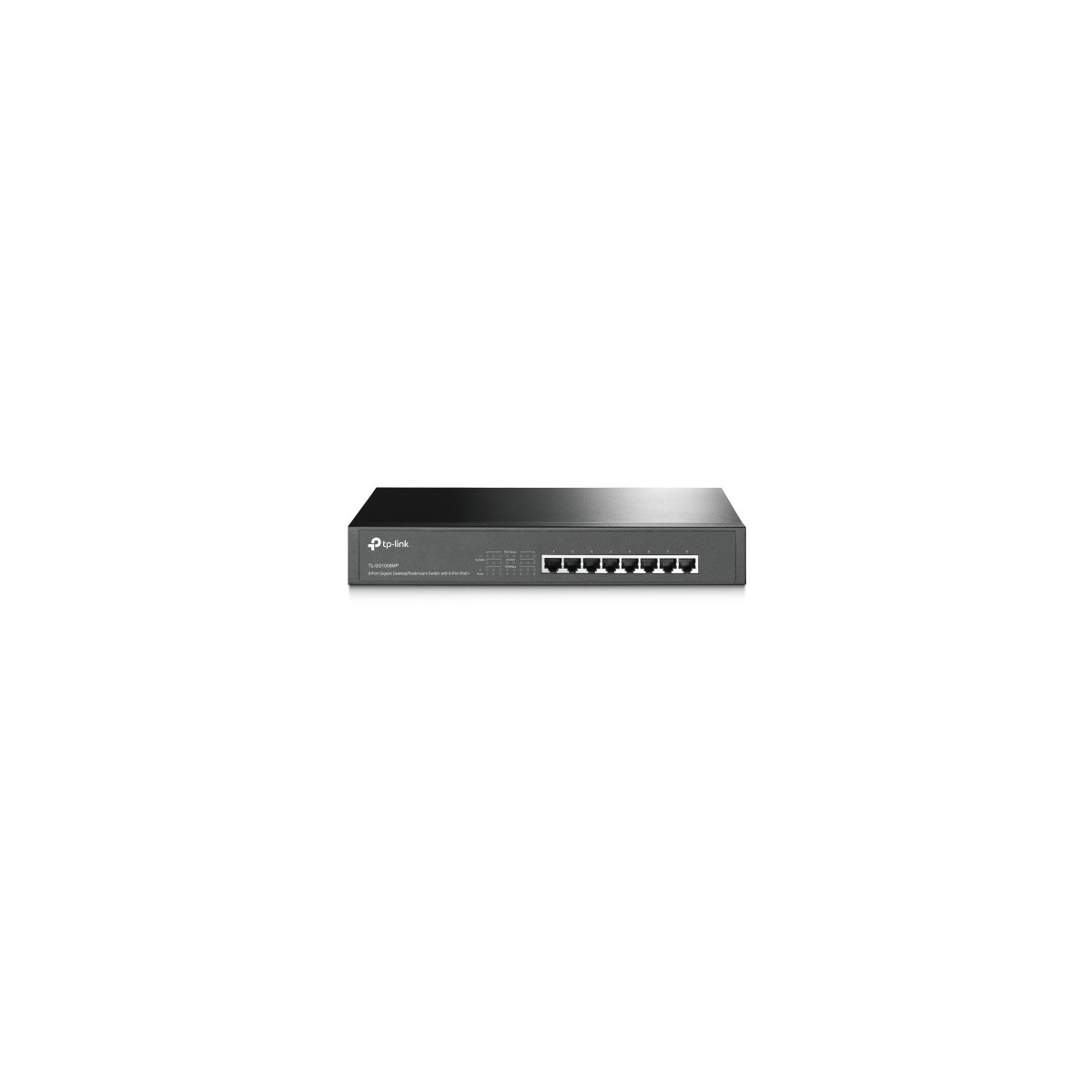 TP LINK TL SG1008MP No administrado Gigabit Ethernet 10 100 1000 Energia sobre Ethernet PoE Negro