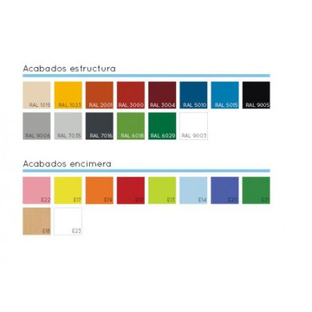 6419-MESA ABATIBLE LATERAL REGULABLE 140X60 CM HAYA MOBEDUC 500102.14B18