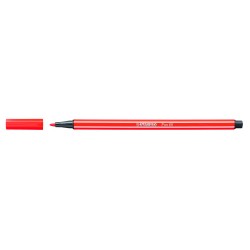 645-ROTULADOR PUNTA FIBRA MEDIA 1MM. PEN 68 ROJO NEON STABILO 68/040
