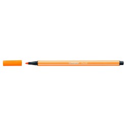646-ROTULADOR PUNTA FIBRA MEDIA 1MM. PEN 68 NARANJA NEON STABILO 68/054