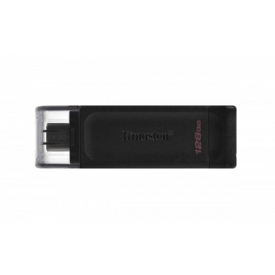 Kingston Technology DataTraveler 70 unidad flash USB 128 GB USB Tipo C 32 Gen 1 31 Gen 1 Negro