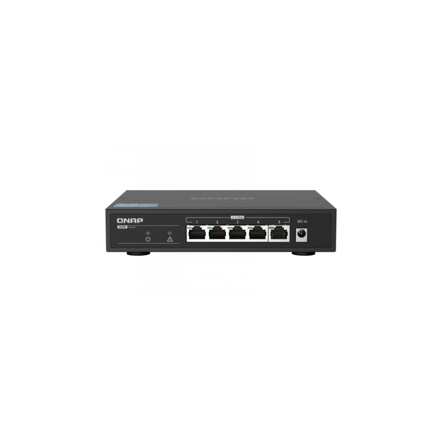 6551-QNAP QSW-1105-5T switch No administrado Gigabit Ethernet (10/100/1000) Negro 6551-QNAP QSW-1105-5T switch No administrado Gigabit Ethernet (10/100/1000) Negro
