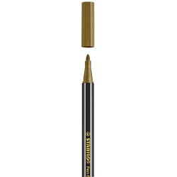 657-ROTULADOR ACUARELABLE METAL PUNTA MEDIA 1,4MM. PEN 68 ORO STABILO 68/810