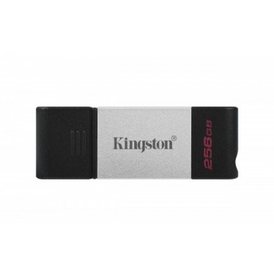 Kingston Technology DataTraveler 80 unidad flash USB 256 GB USB Tipo C 32 Gen 1 31 Gen 1 Negro Plata