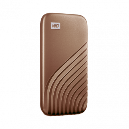 6673-SANDISK MY PASSPORT TM SSD 1TB GOLD, 1050MB/S READ, 1000MB/S WRITE, PC & MAC COMPATIABLE