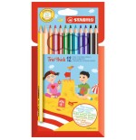 668-STABILO Trio thick laapiz de color Multicolor 12 pieza(s)