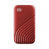 6680-SANDISK MY PASSPORT TM SSD 2TB RED, 1050MB/S READ, 1000MB/S WRITE, PC & MAC COMPATIABLE