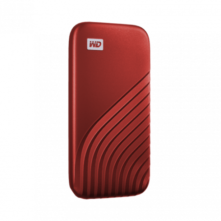 6681-SANDISK MY PASSPORT TM SSD 2TB RED, 1050MB/S READ, 1000MB/S WRITE, PC & MAC COMPATIABLE