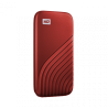 6681-SANDISK MY PASSPORT TM SSD 2TB RED, 1050MB/S READ, 1000MB/S WRITE, PC & MAC COMPATIABLE