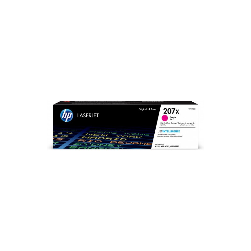 6735-HP TONER 207X MAGENTA LASERJET M255/M282 (W2213X) 6735-HP TONER 207X MAGENTA LASERJET M255/M282 (W2213X)